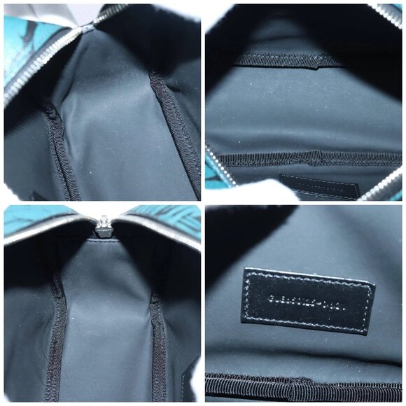 SAINT LAURENT Pouch PVC Green Auth ac3173 - Picture 15 of 16